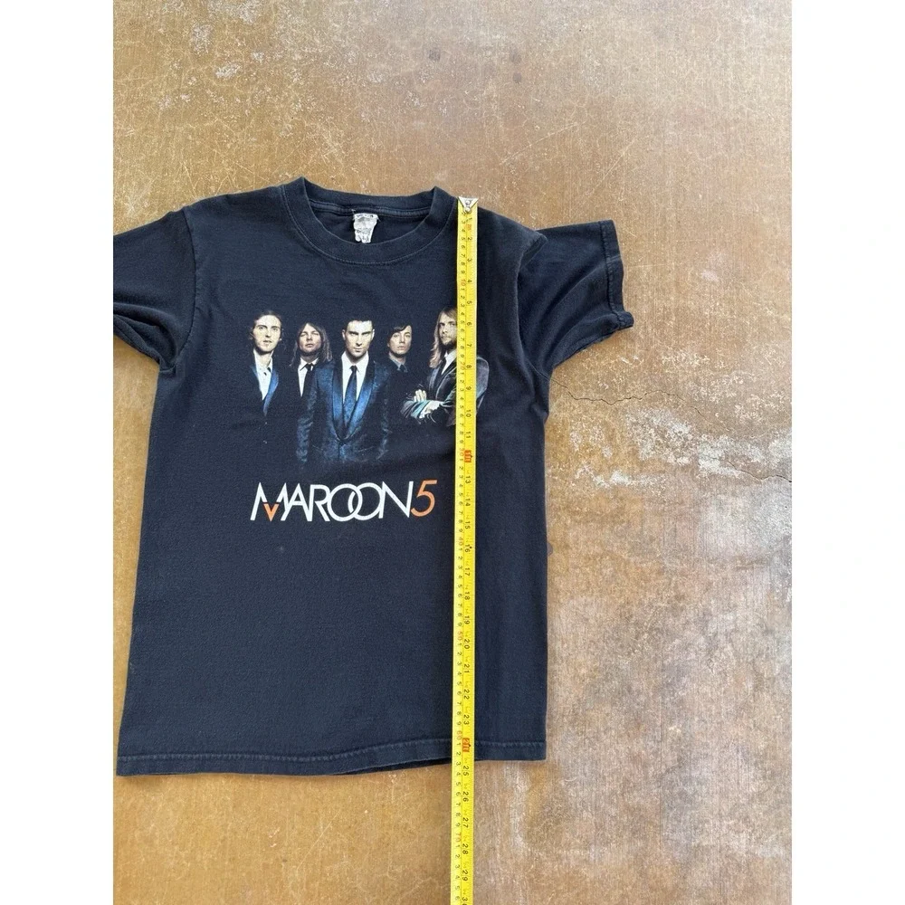 VTG 2007 Maroon 5 Adam Levine American Rock Pop Band Promo Tour T-Shirt (S)